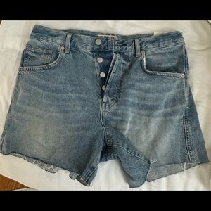 Ivy Mid Rise denim shorts